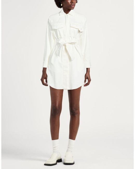 Dondup White Mini Dresses