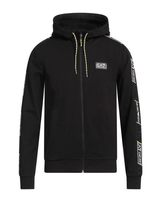 EA7 Black Sweatshirt for men