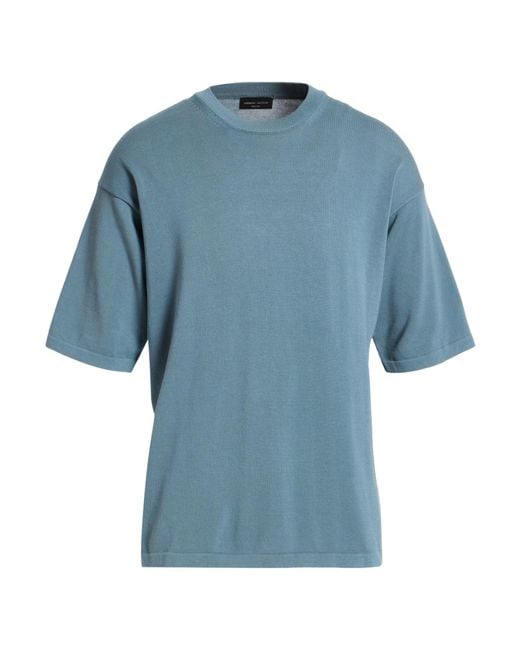 Roberto Collina Blue Jumper for men