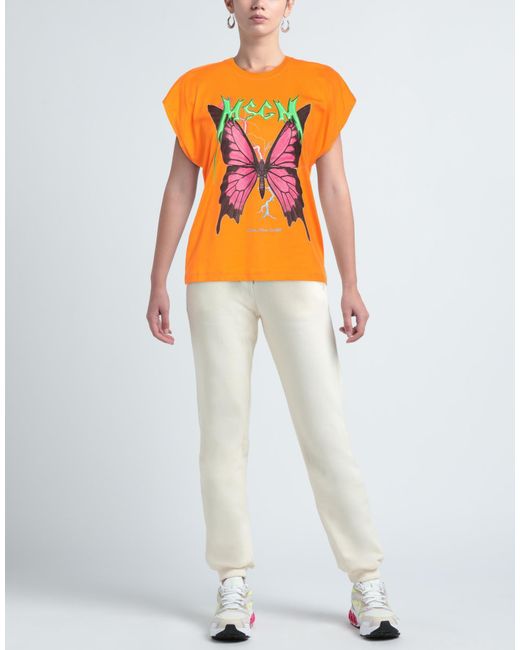 MSGM Orange T-shirt