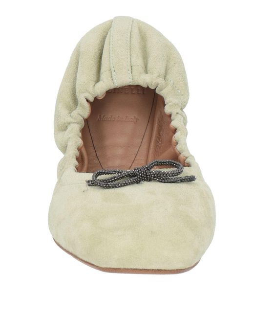 Brunello Cucinelli Natural Ballet Flats