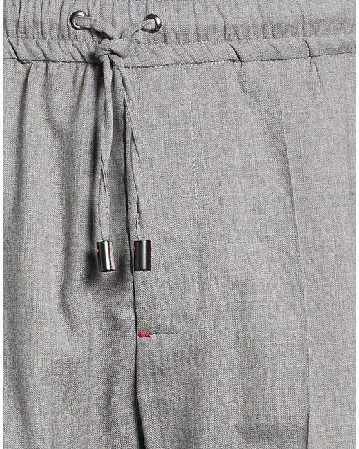 Isaia Gray Pants for men