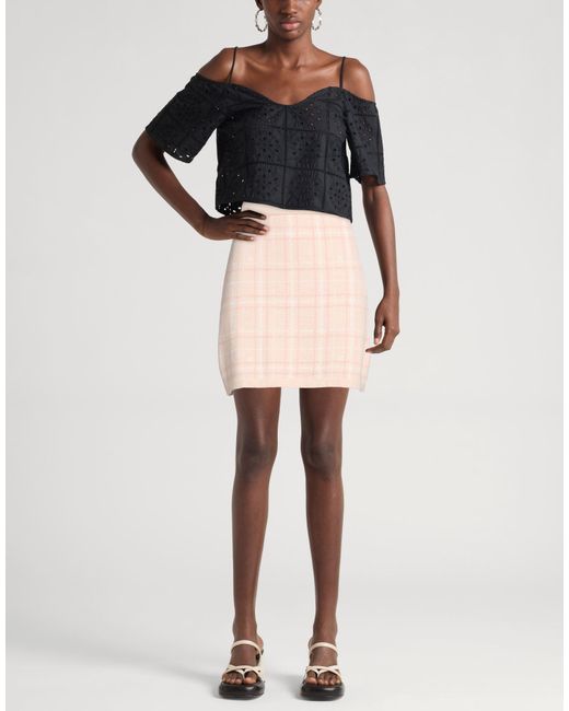 Elisabetta Franchi Natural Mini Skirt
