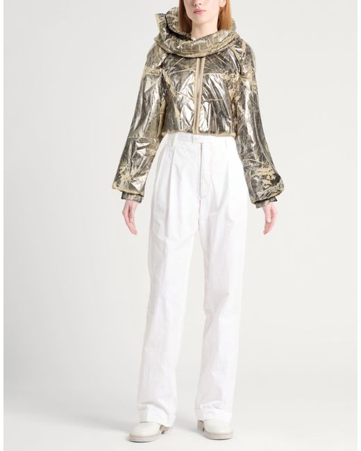 Rick Owens White Jacket Polyamide