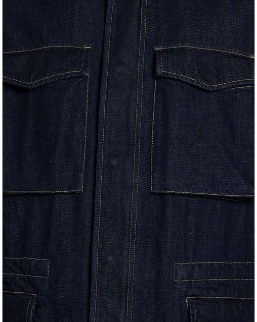 Aspesi Blue Coat Polyamide for men