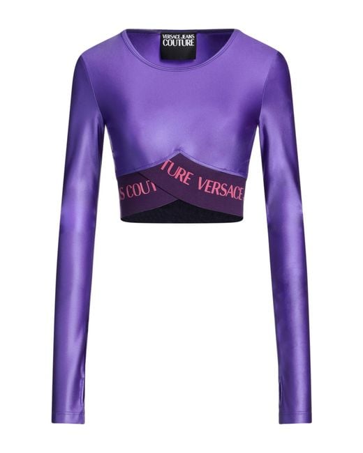 Versace Jeans Couture Purple Top