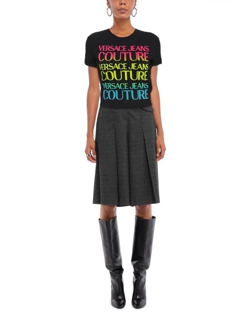 Versace Jeans Couture Green T-Shirt Cotton, Elastane