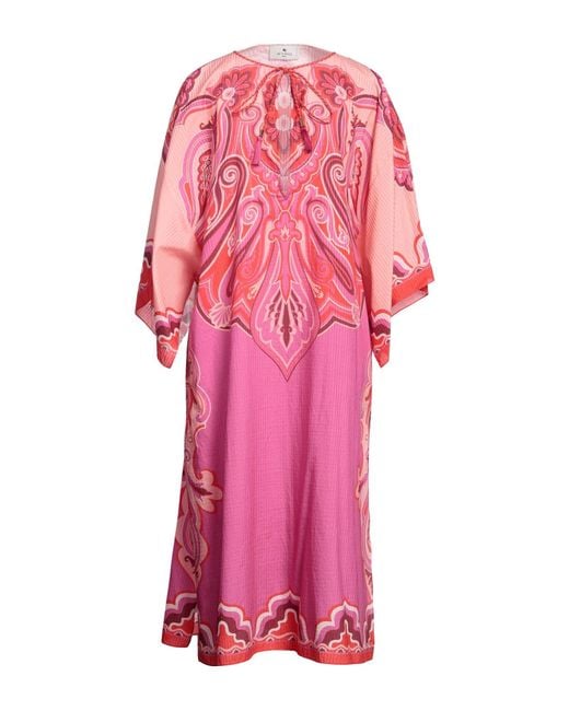 Etro Pink Midi Dress