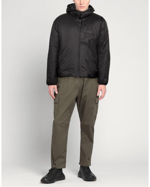 EA7 Black Puffers for men