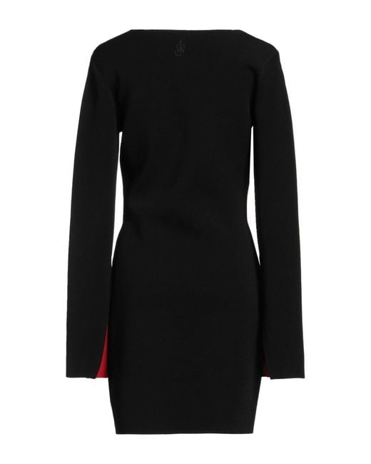 J.W. Anderson Black Mini-Kleid