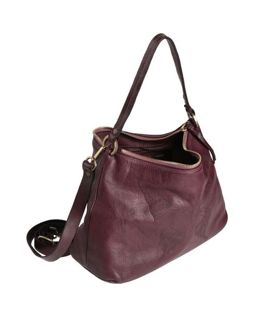 Caterina Lucchi Purple Handbag Calfskin