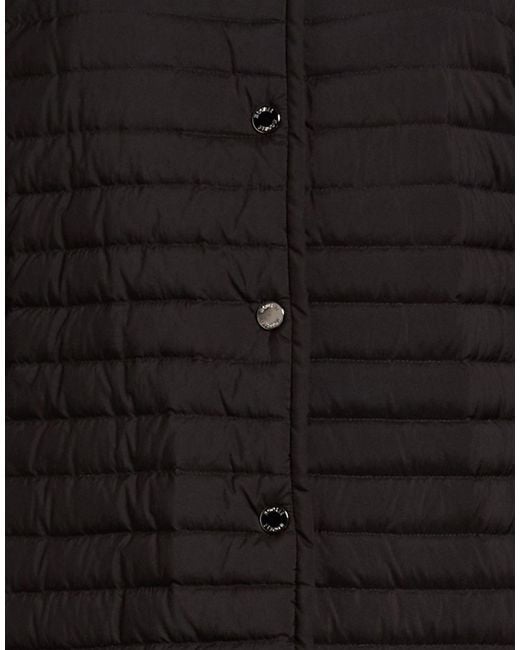 Moorer Black Puffer Polyamide, Polyurethane