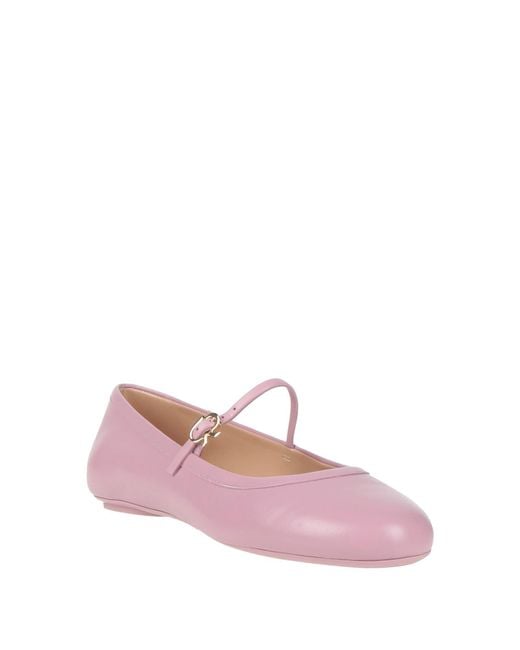 Gianvito Rossi Pink Ballet Flats
