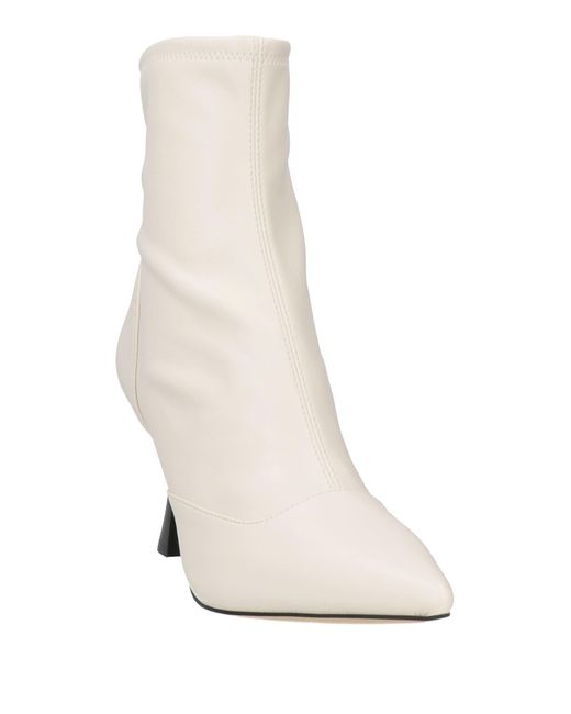MICHAEL Michael Kors White Ankle Boots