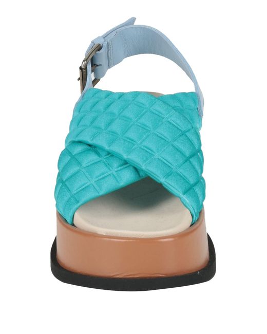 L4k3 Blue Sandals