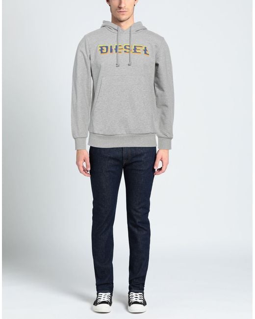 DIESEL Gray Sweatshirt for men