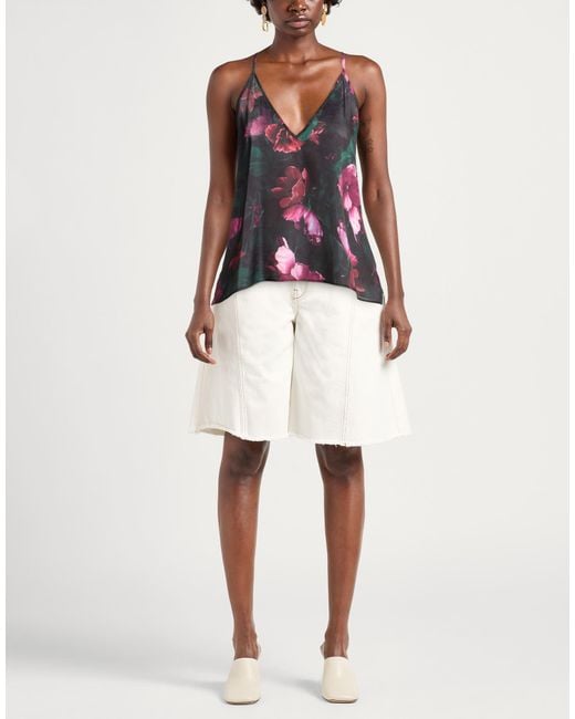 Carla G Black Top Polyester