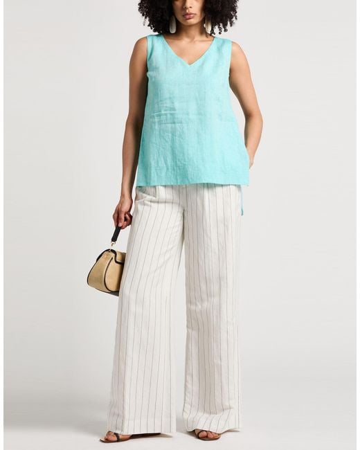 Top Malo de color Blue