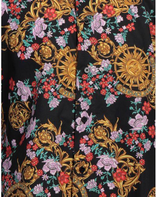 Camisa Versace Jeans Couture de hombre de color Black