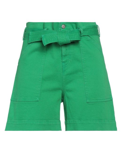 P.A.R.O.S.H. Green Shorts & Bermuda Shorts