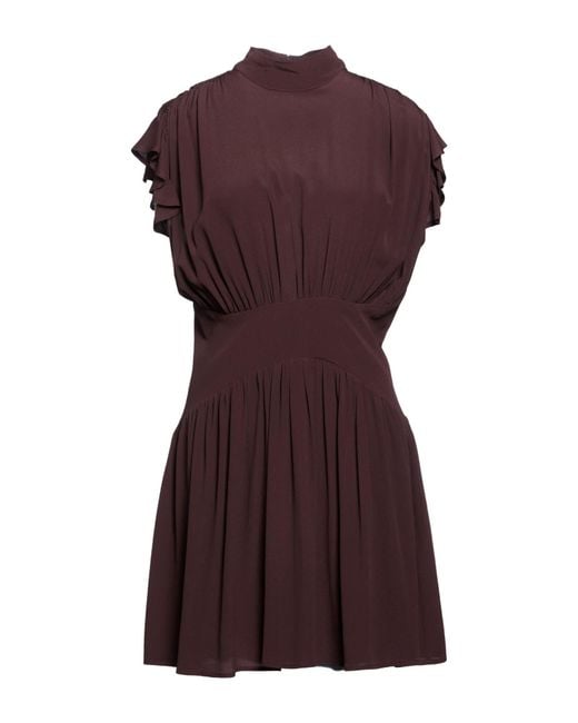 Semicouture Purple Mini Dresses