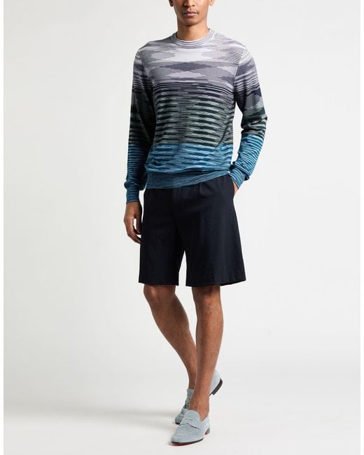 Missoni Blue Jumper for men