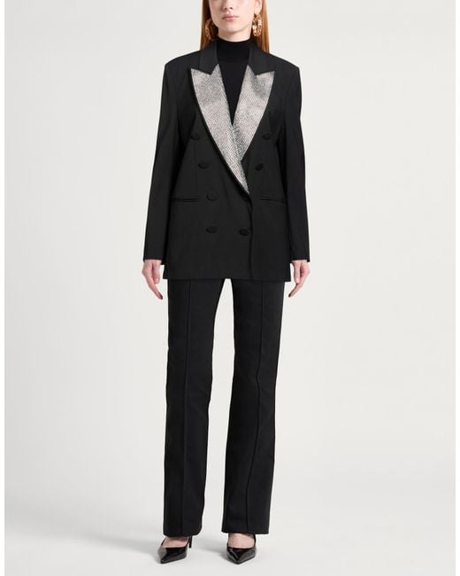 Pinko Black Blazer Viloft, Wool, Elastane