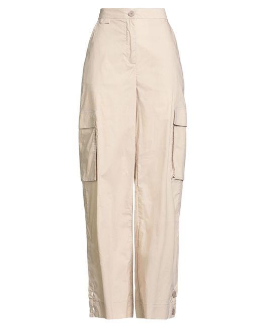 Roberto Collina Natural Sand Pants Cotton
