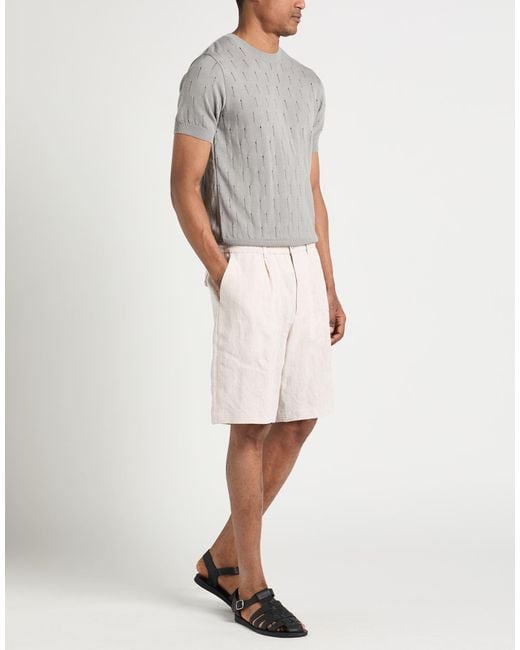 Brunello Cucinelli Blue Shorts & Bermuda Shorts Linen for men