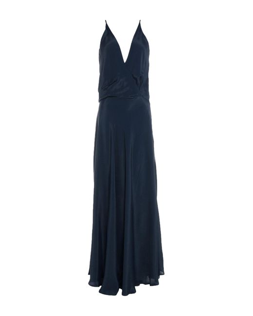 SEVENTY VENEZIA Blue Maxi-Kleid