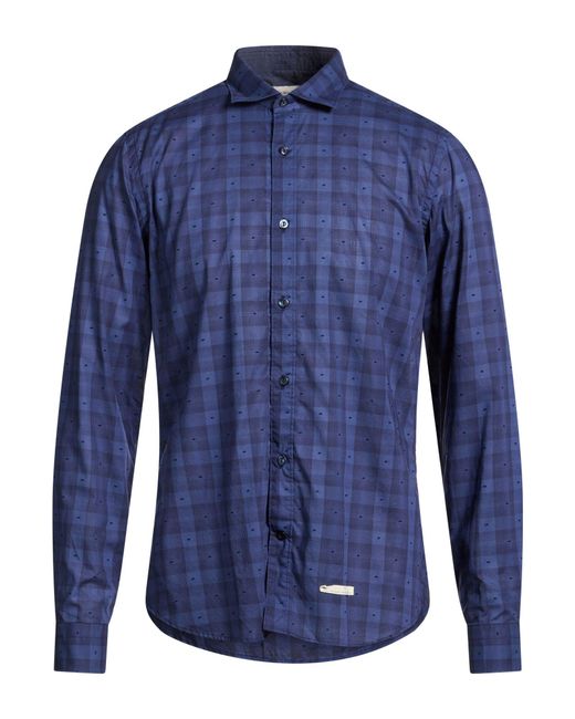 Tintoria Mattei 954 Blue Shirt for men