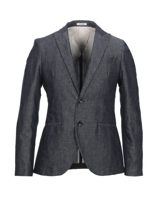 Officina 36 Black Officina Midnight Blazer Cotton, Linen for men