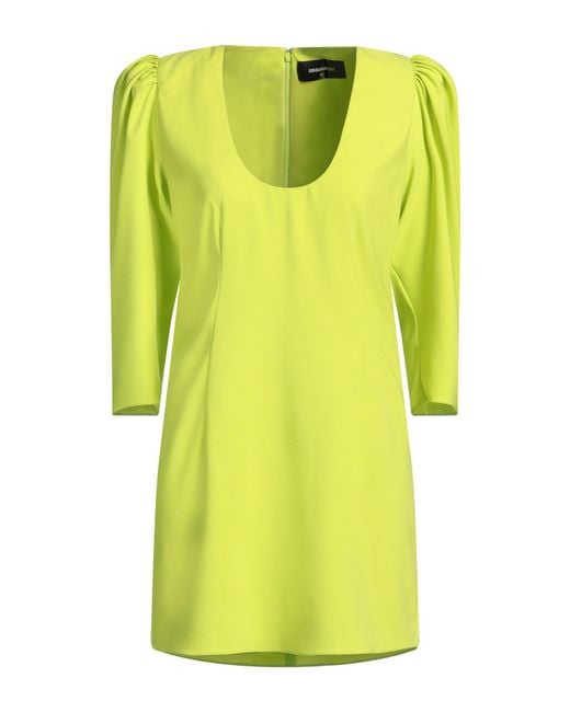 Robe courte DSquared² en coloris Yellow