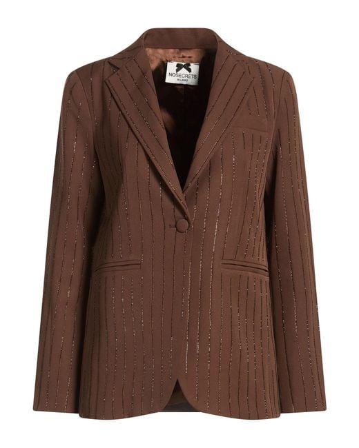 No Secrets Brown Blazer
