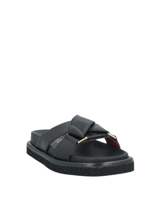 Seboy's Black Sandals