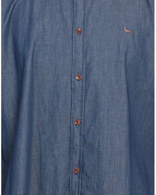 Harmont & Blaine Blue Denim Shirt for men