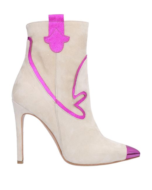 Islo Isabella Lorusso Pink Ankle Boots