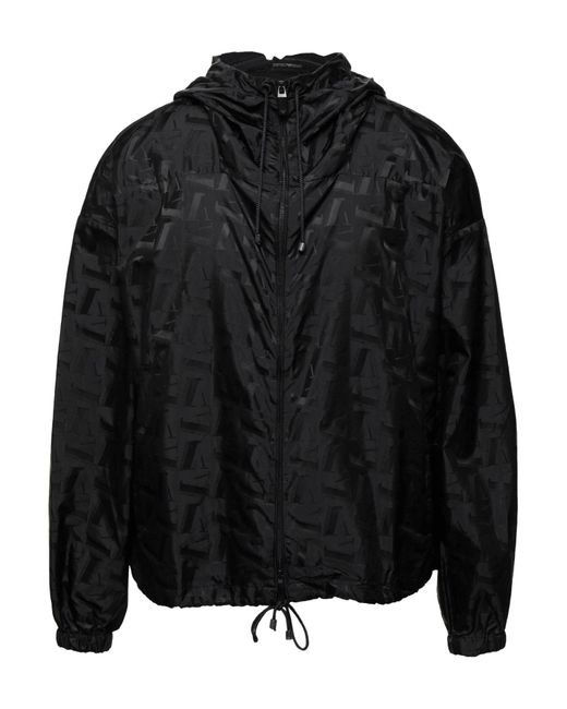 Emporio Armani Synthetic Jacket in Black for Men | Lyst