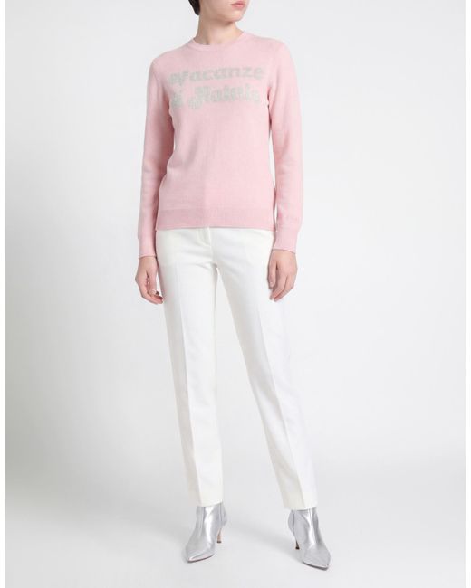 Mc2 Saint Barth Pink Sweater Wool, Viscose, Polyamide, Cashmere