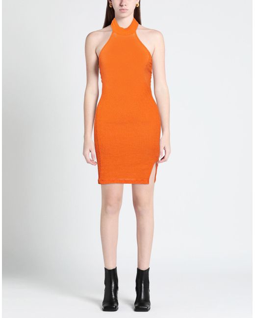 NA-KD Orange Mini Dress
