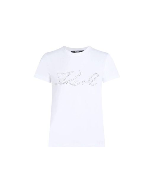 T-shirt di Karl Lagerfeld in White