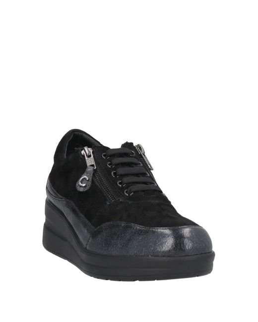 Cinzia Soft Black Sneakers Leather