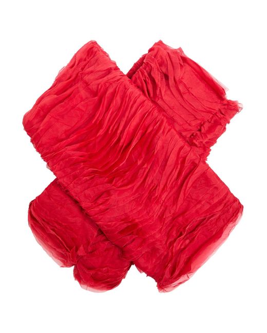 Rick Owens Red Cape