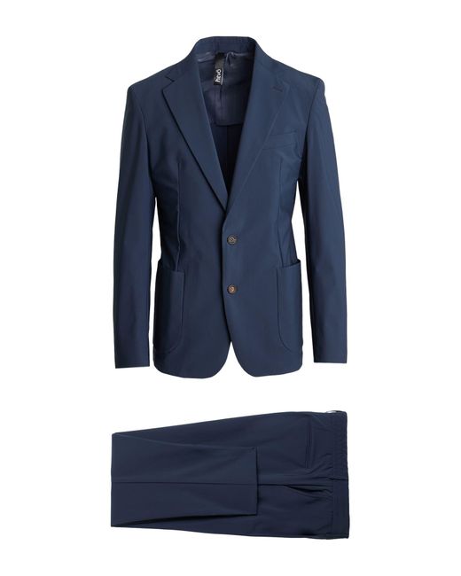 Hevò Blue Suit Polyamide, Elastic Fibres for men