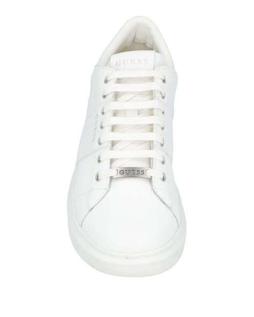 Guess White Sneakers Leather for men