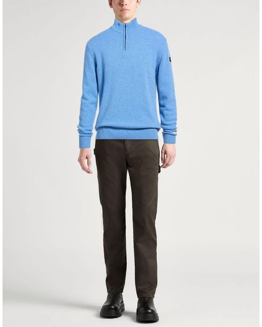 Paul & Shark Blue Turtleneck for men