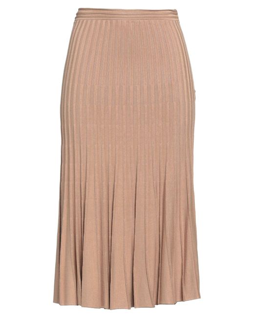 Elisabetta Franchi Natural Midi Skirt