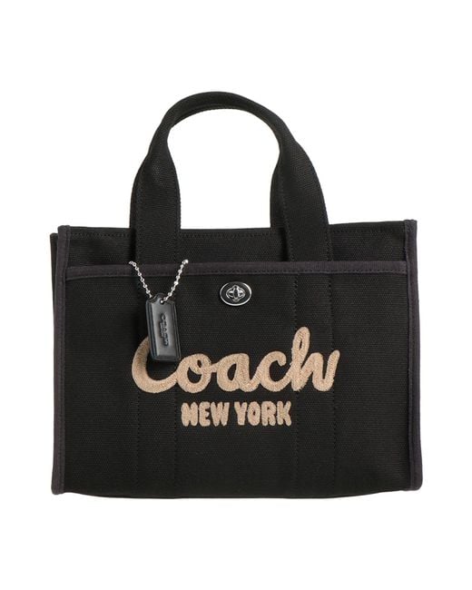 COACH Black Handbag Cotton