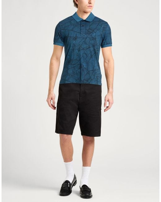 La Martina Blue Polo Shirt for men