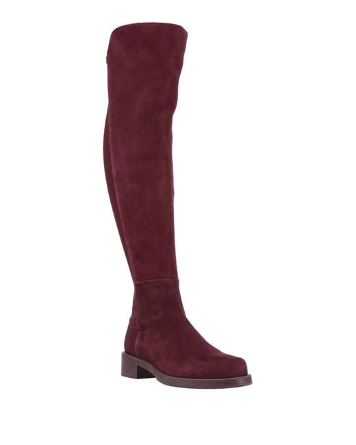 Botte Stuart Weitzman en coloris Red